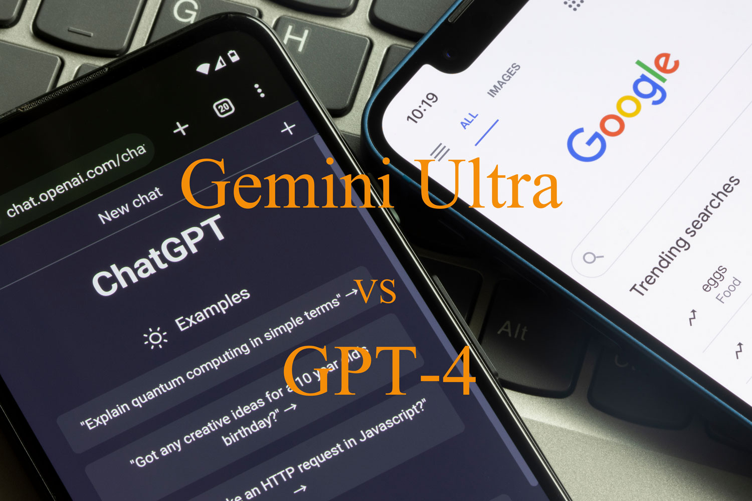 Gemini Ultra 対 ChatGPT4の比較について